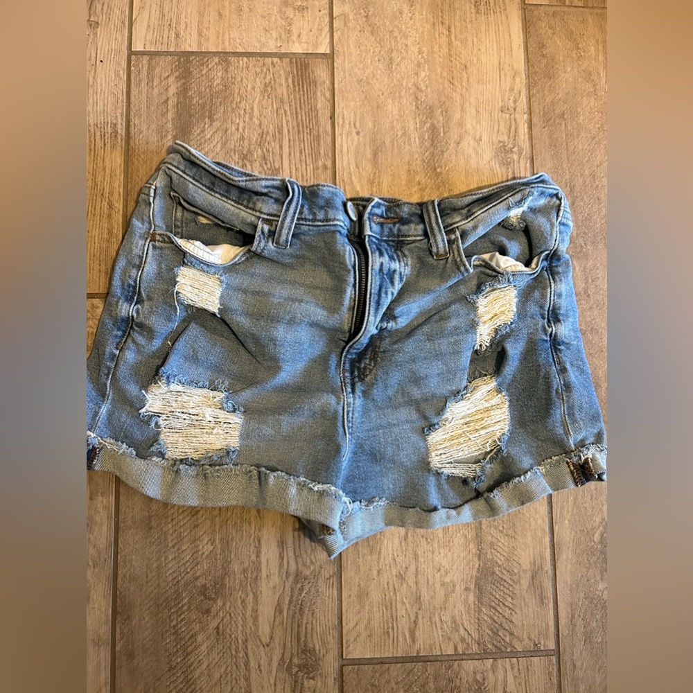 Size 13 distressed shorts